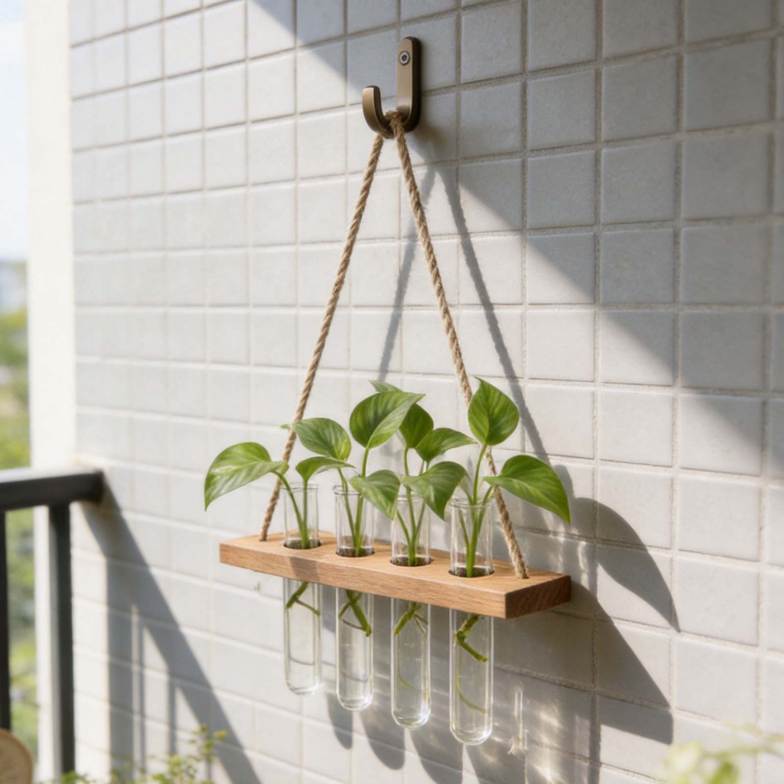 Wooden Base Plant Propagation  - Propagation Station Vase 评论和价格